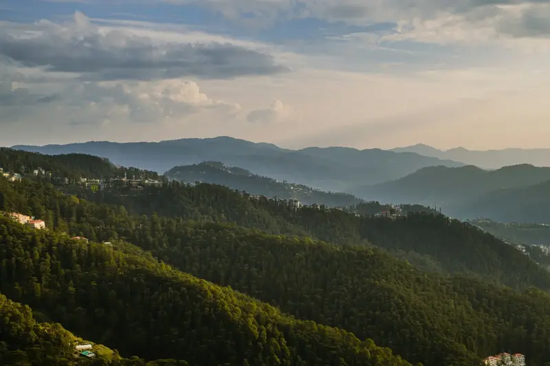 Himalayan mountains at first light