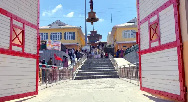 Hidden forest trails towards Tara Devi Temple